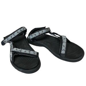 TEVA Loop Camo Floral Hiking Sport Water Rugged Velcro Sandals SIZE 6